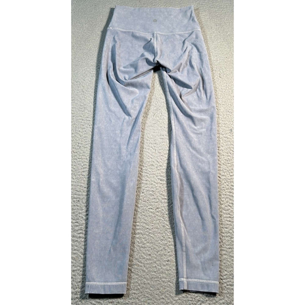 lululemon wunder under extreme 28 inseam washed blue size 2